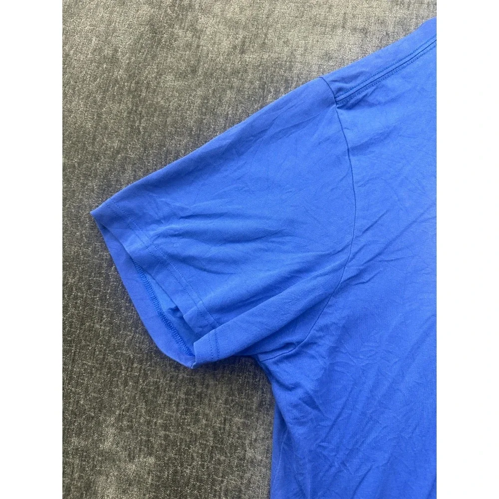 Nike Elite Dri-Fit T-Shirt Mens 3XL Blue Graphic Cotton Short Sleeve Casual